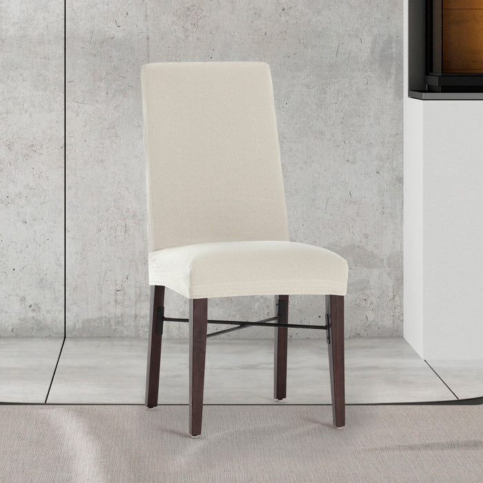 Husă pentru Scaun Eysa BRONX Alb cald 50 x 55 x 50 cm 2 Unități