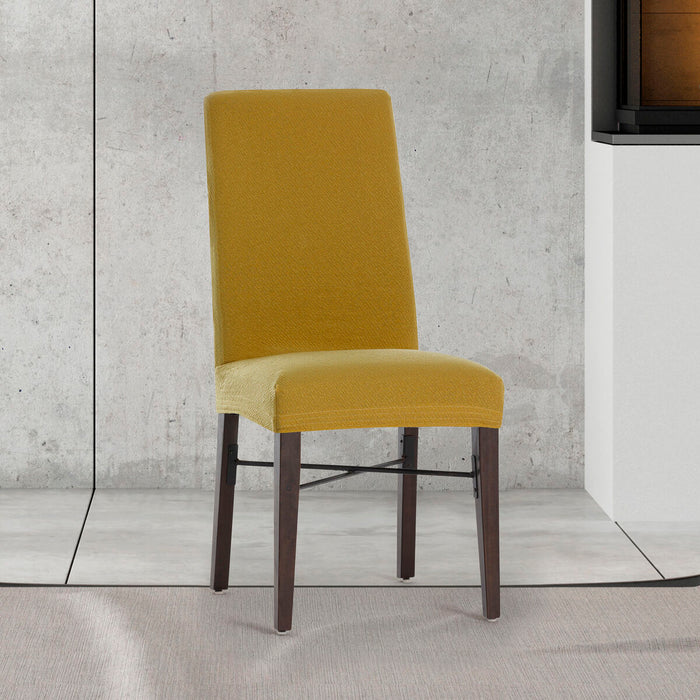 Husă pentru Scaun Eysa BRONX Muştar 50 x 55 x 50 cm 2 Unități