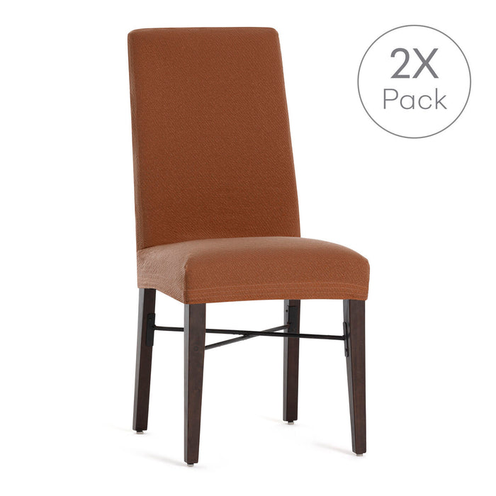 Husă pentru Scaun Eysa BRONX Teracotă 50 x 55 x 50 cm 2 Unități