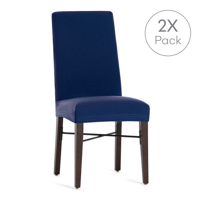 Husă pentru Scaun Eysa BRONX Albastru 50 x 55 x 50 cm 2 Unități