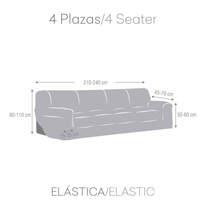 Husă pentru canapea Eysa TROYA Bordo 70 x 110 x 240 cm