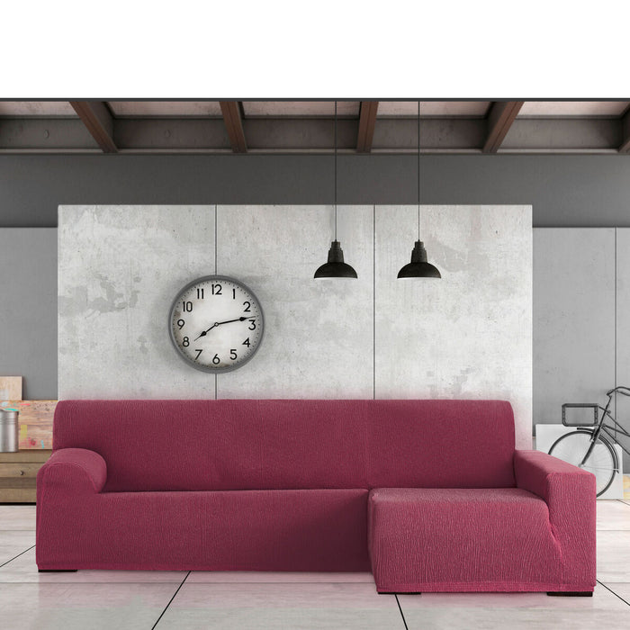 Husă de șezlong cu braț lung drept Eysa TROYA Bordo 170 x 110 x 310 cm