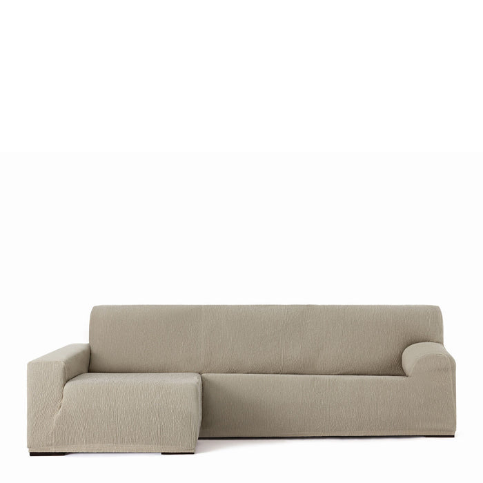 Husă de șezlong cu braț lung stâng Eysa TROYA Maro Deschis 170 x 110 x 310 cm
