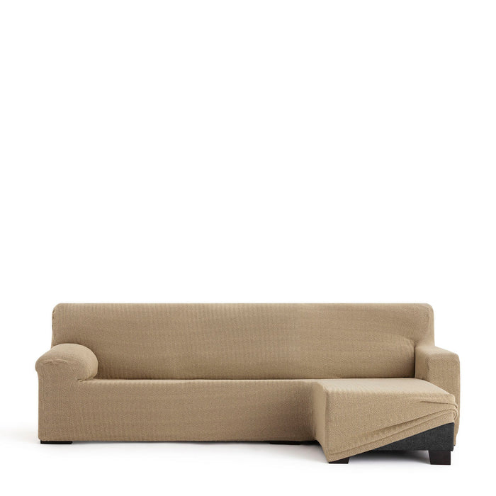 Husă de șezlong cu braț scurt drept Eysa JAZ Bej 120 x 120 x 360 cm