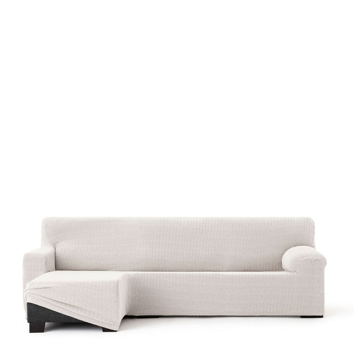 Husă de șezlong cu braț scurt stâng Eysa JAZ Alb 120 x 120 x 360 cm