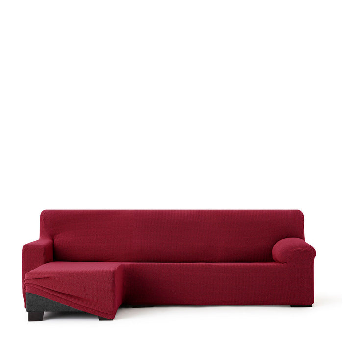 Husă de șezlong cu braț scurt stâng Eysa JAZ Bordo 120 x 120 x 360 cm