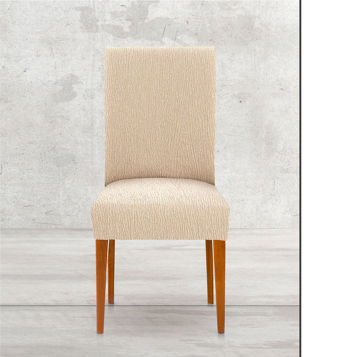 Husă pentru Scaun Eysa TROYA Alb cald 50 x 55 x 50 cm 2 Unități