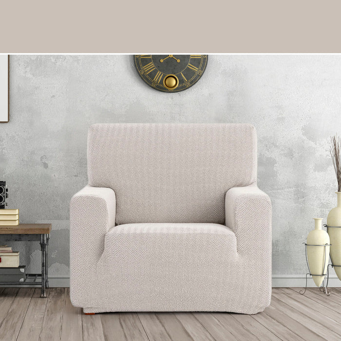 Husă pentru fotoliu Eysa JAZ Alb 70 x 120 x 130 cm