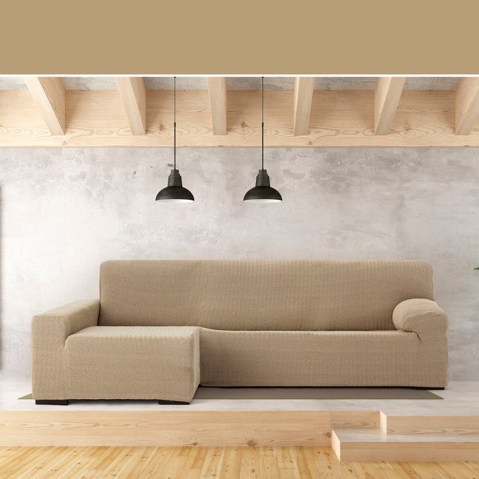 Husă de șezlong cu braț lung stâng Eysa JAZ Bej 180 x 120 x 360 cm