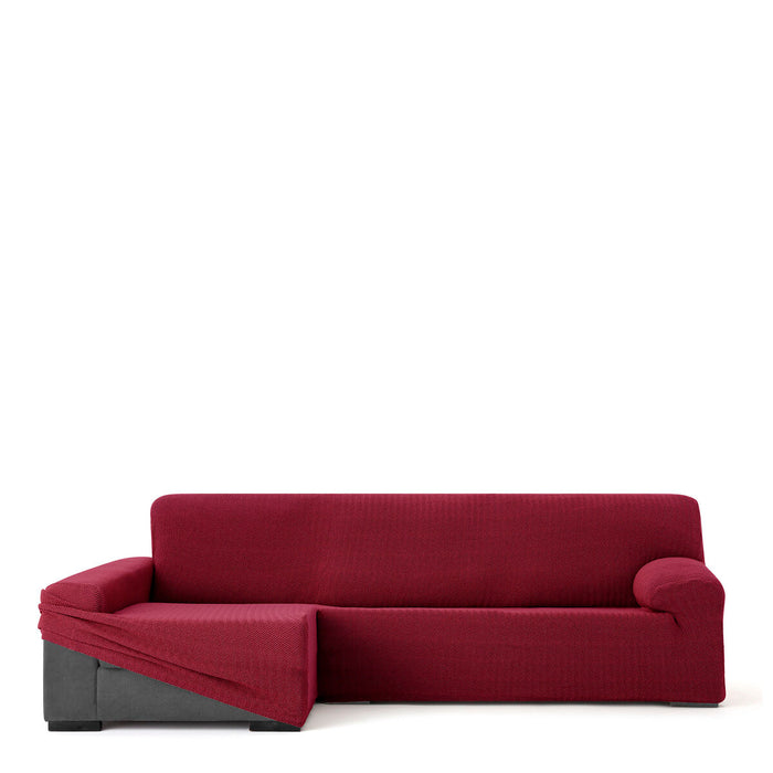 Husă de șezlong cu braț lung stâng Eysa JAZ Bordo 180 x 120 x 360 cm