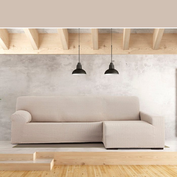 Husă de șezlong cu braț lung drept Eysa JAZ Bej 180 x 120 x 360 cm