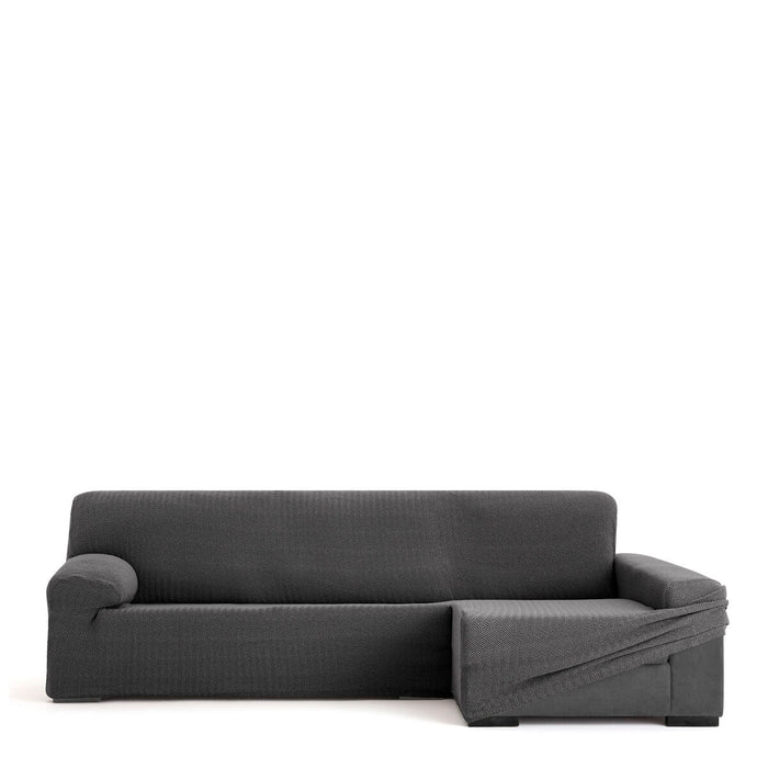 Husă de șezlong cu braț lung drept Eysa JAZ Gri închis 180 x 120 x 360 cm