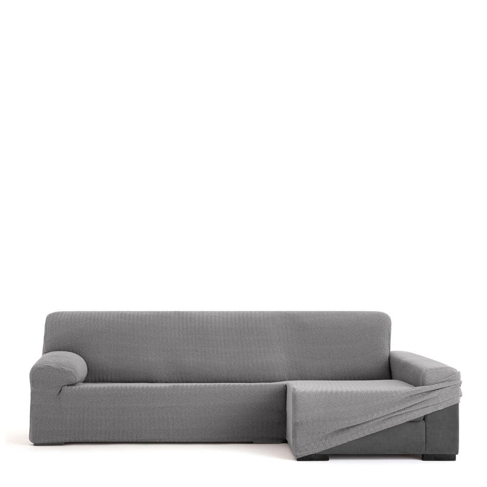 Husă de șezlong cu braț lung drept Eysa JAZ Gri 180 x 120 x 360 cm
