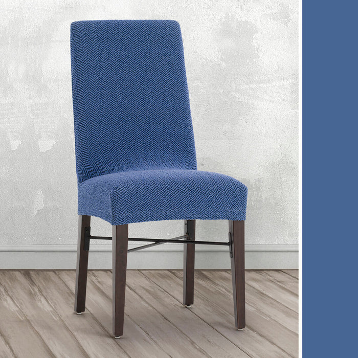 Husă pentru Scaun Eysa JAZ Albastru 50 x 60 x 50 cm 2 Unități