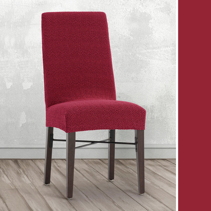 Husă pentru Scaun Eysa JAZ Bordo 50 x 60 x 50 cm 2 Unități