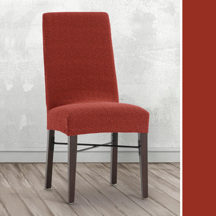 Husă pentru Scaun Eysa JAZ Teracotă 50 x 60 x 50 cm 2 Unități