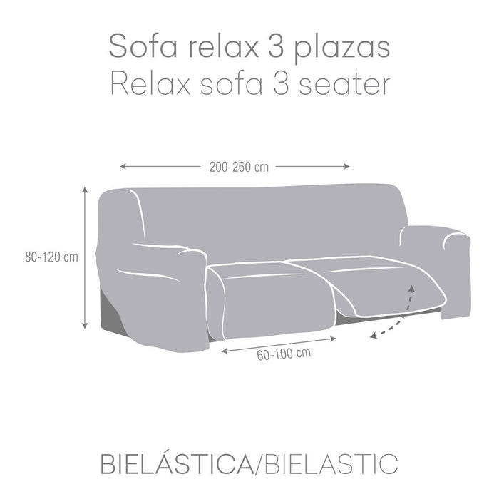Husă pentru canapea Eysa JAZ Albastru 70 x 120 x 260 cm