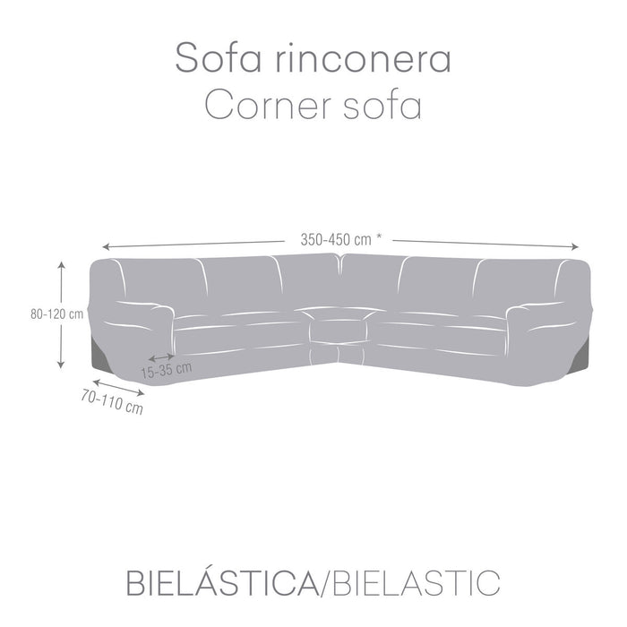 Husă pentru canapea Eysa JAZ Albastru 110 x 120 x 450 cm