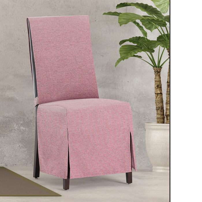 Husă pentru Scaun Eysa VALERIA Roz 40 x 135 x 45 cm 2 Unități
