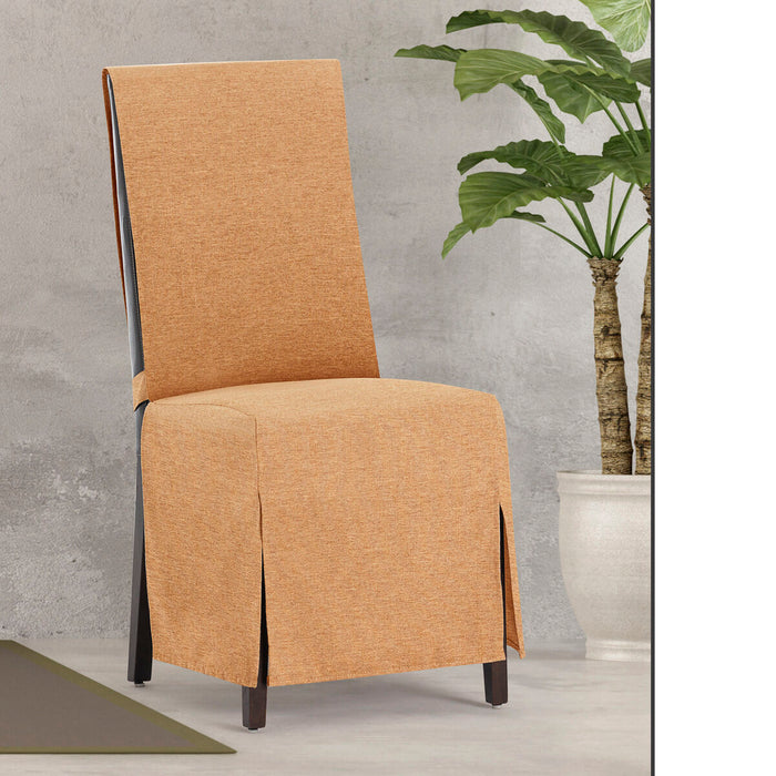 Husă pentru Scaun Eysa VALERIA Muştar 40 x 135 x 45 cm 2 Unități