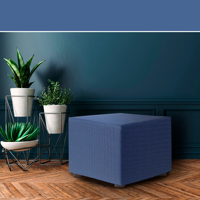 Husă pouf Eysa JAZ Albastru 65 x 65 x 65 cm