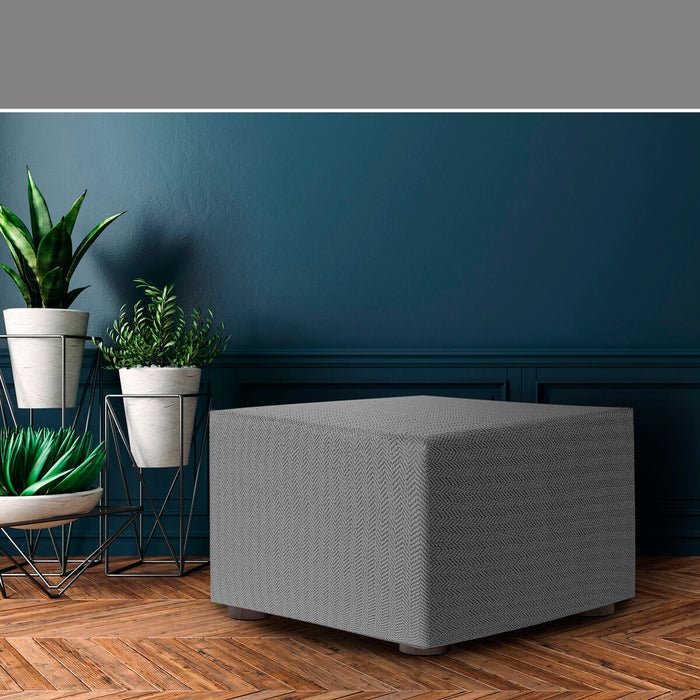 Husă pouf Eysa JAZ Gri 100 x 65 x 100 cm