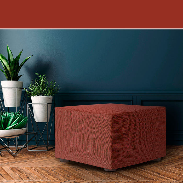 Husă pouf Eysa JAZ Roșu Închis 100 x 65 x 100 cm