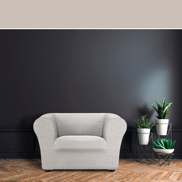 Husă pentru fotoliu Eysa JAZ Alb 110 x 100 x 130 cm
