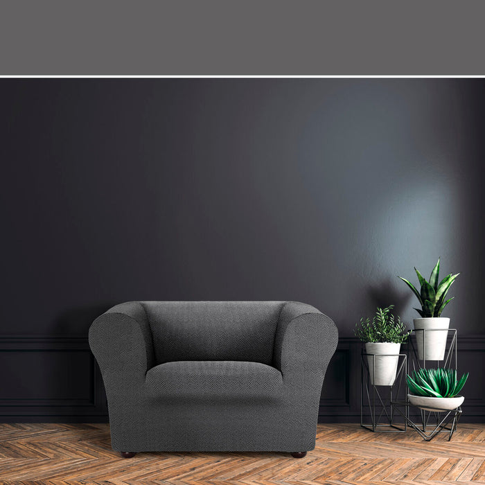 Husă pentru fotoliu Eysa JAZ Gri închis 110 x 100 x 130 cm