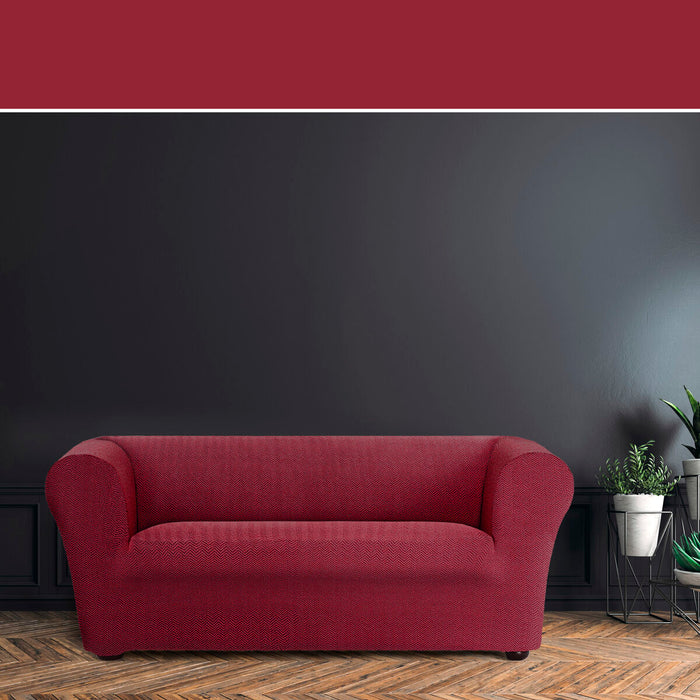 Husă pentru canapea Eysa JAZ Bordo 110 x 100 x 230 cm