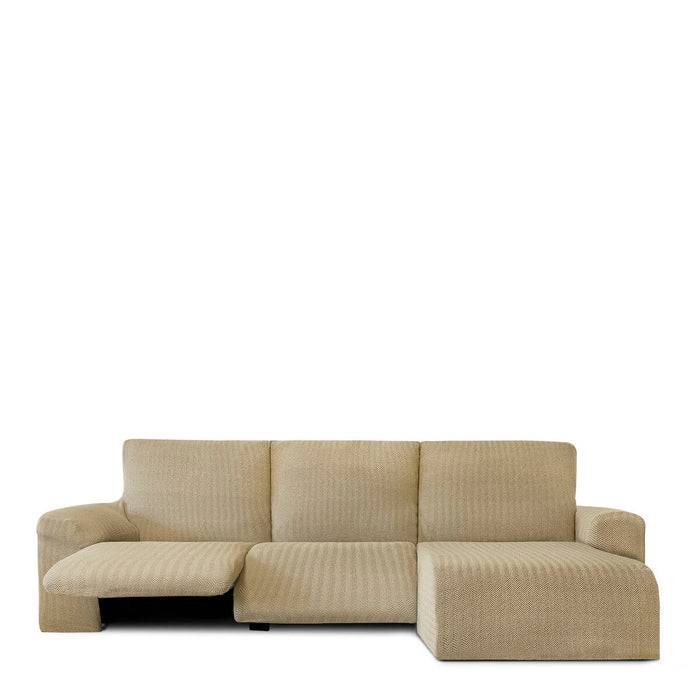 Husă de șezlong cu braț scurt drept Eysa JAZ Bej 120 x 120 x 360 cm