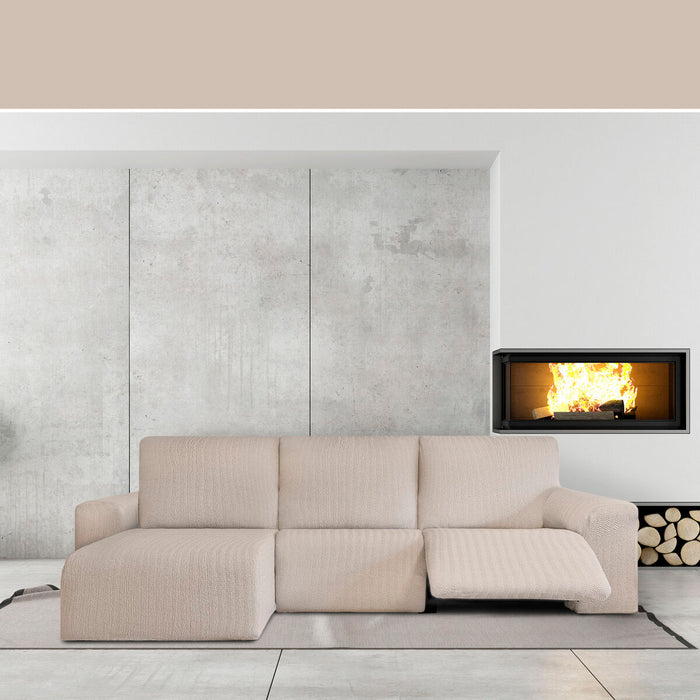 Husă de șezlong cu braț scurt stâng Eysa JAZ Bej 120 x 120 x 360 cm