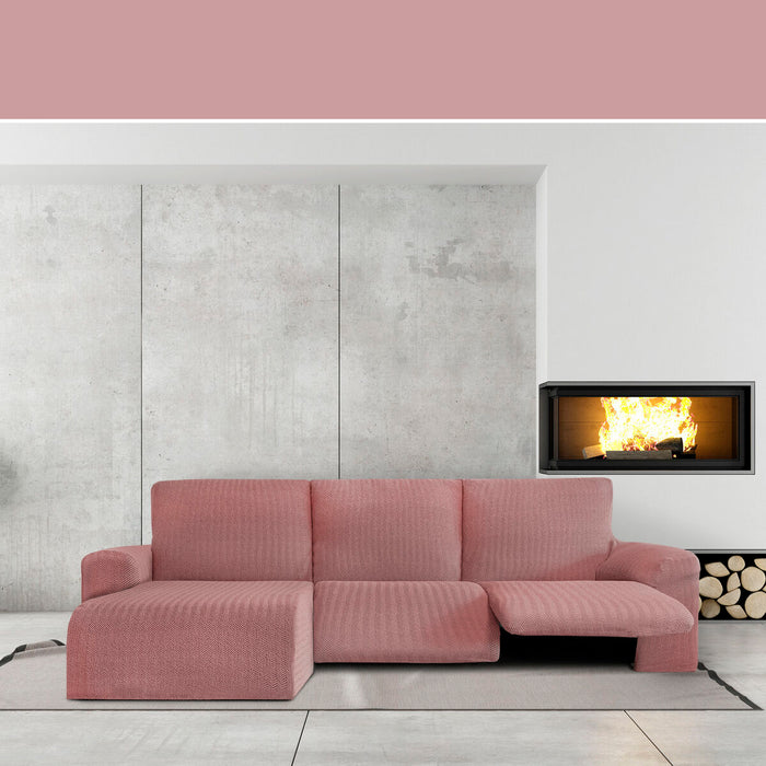 Husă de șezlong cu braț scurt stâng Eysa JAZ Roz 120 x 120 x 360 cm