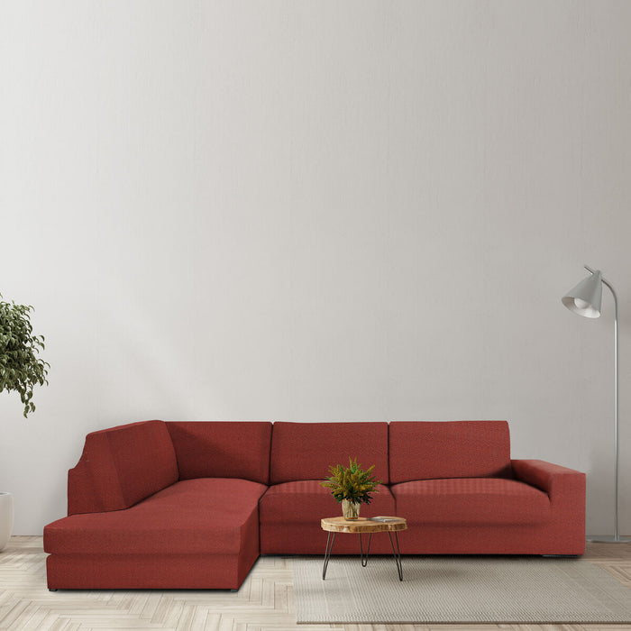 Husă pentru canapea Eysa JAZ Roșu Închis 110 x 120 x 500 cm