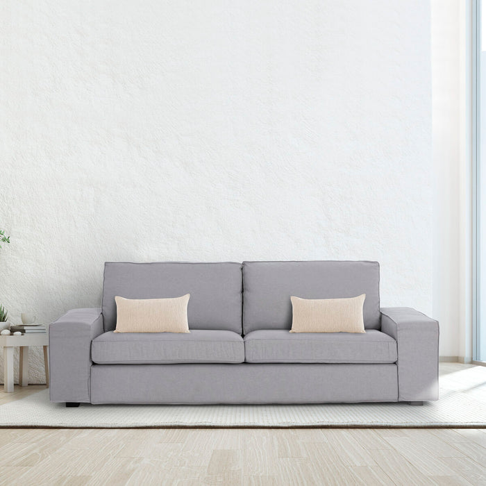 Husă de pernă de canapea Eysa MID Alb 30 x 50 cm