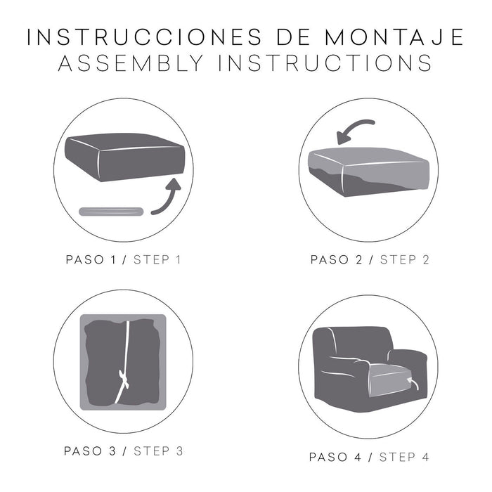 Husă pentru canapea Eysa BRONX Roz 85 x 15 x 160 cm