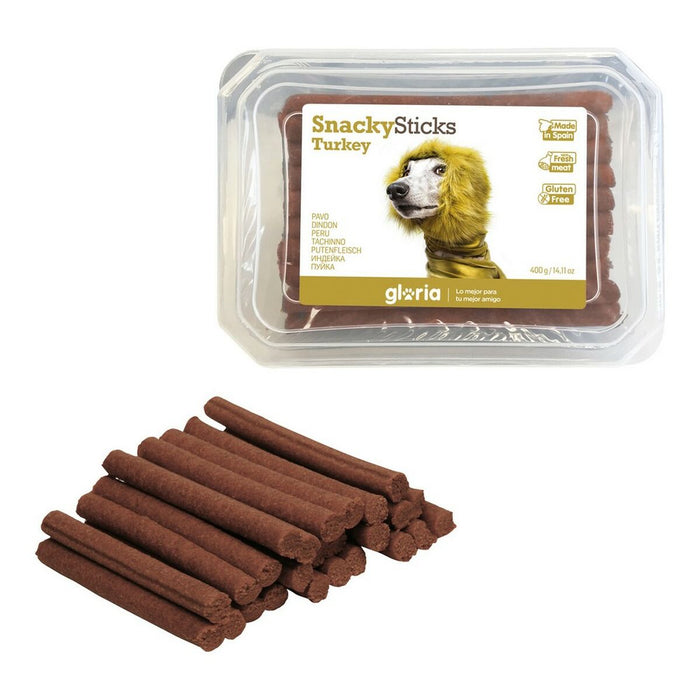 Gustare pentru câini Gloria Snackys Sticks Pui Curcan Bare mici (350 g)