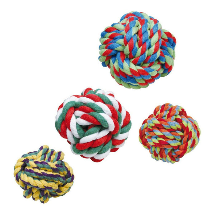 Jucărie pentru câini Gloria Poliester Bumbac Multicolor (4-5 cm)