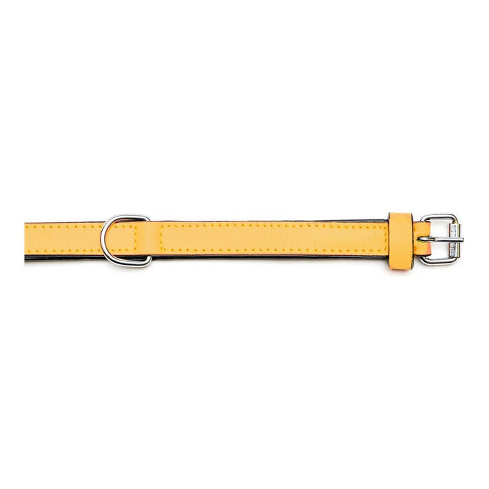 Zgardă pentru câini Gloria Căptușit Galben (35 x 1,5 cm)