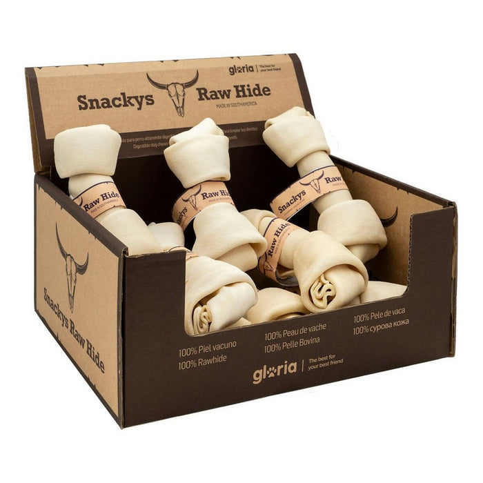 Gustare pentru câini Gloria Snackys Rawhide 15-17 cm Nod 10 Unități