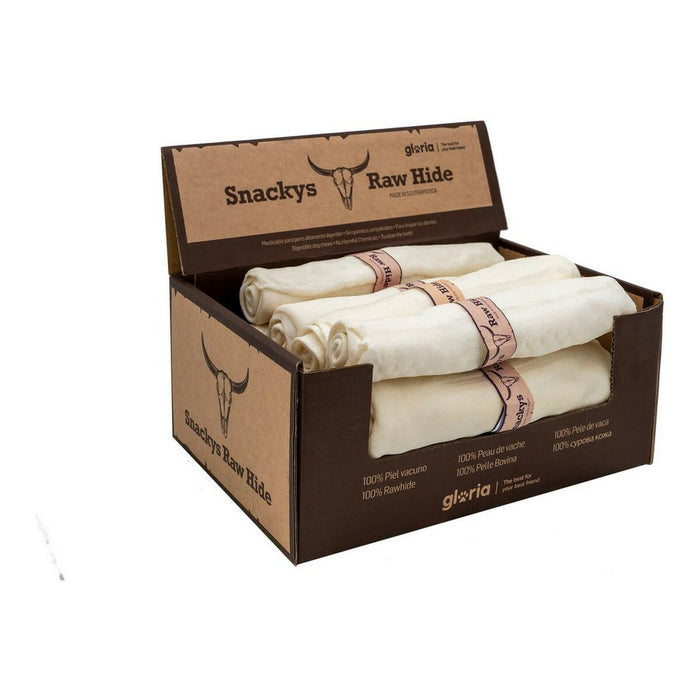 Gustare pentru câini Gloria Snackys Rawhide 20-23 cm Rulă 12 Unități