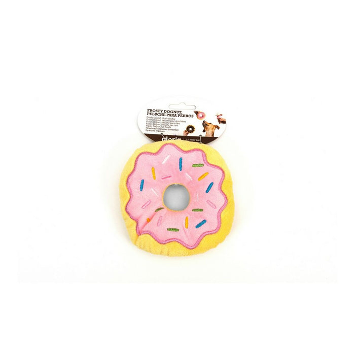 Jucărie din pluș pentru câini Gloria Frosty Donut Roz