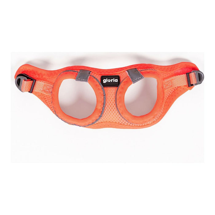 Ham pentru câini Gloria Air Mesh Trek Star Reglabil Portocaliu Mărimea XXXS (18-20 cm)
