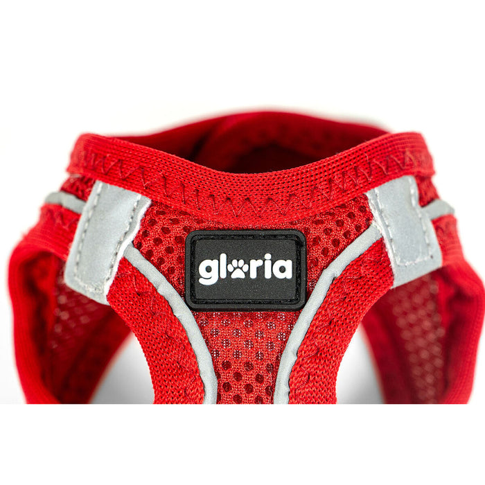 Ham pentru câini Gloria Trek Star 32,8-35,4 cm 45-47 cm Roșu M