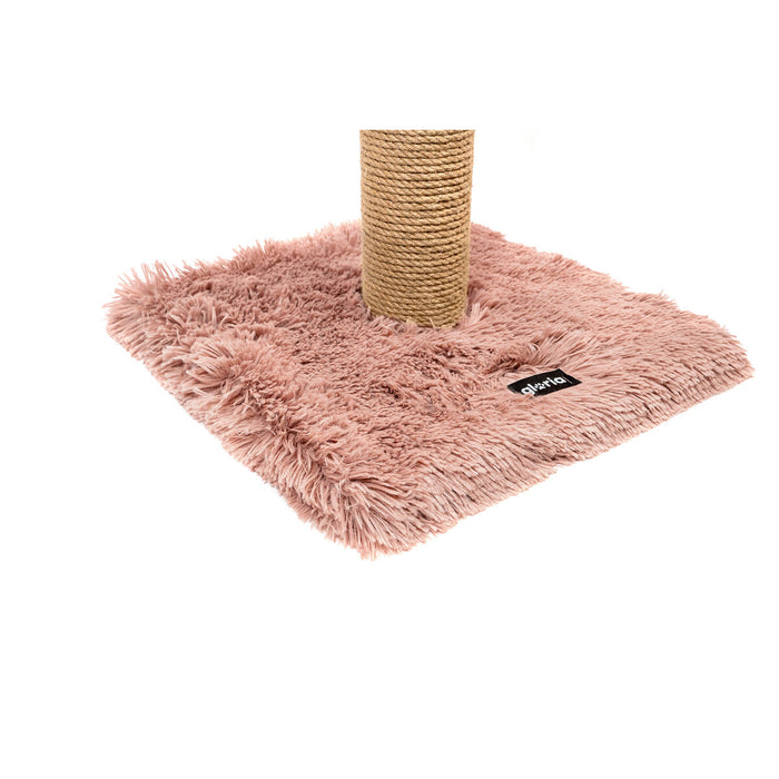 Suport de Ascuțit Gheare pentru Pisici Gloria 34 x 34 x 55 cm Roz