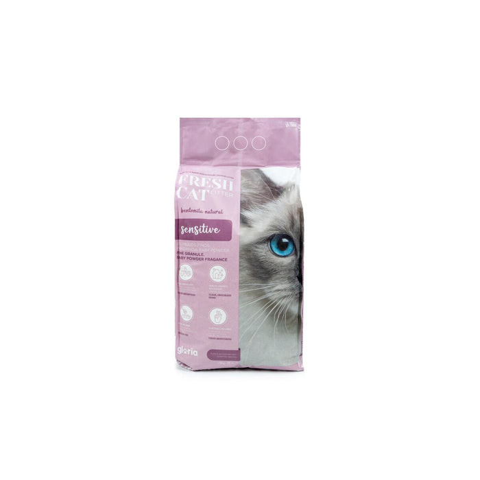 Nisip pentru pisici Gloria Bentonita Premium Sensitive 15 kg