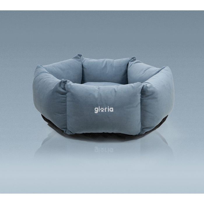 Pat pentru câine Gloria Hondarribia Albastru 60 x 60 cm Hexagonal