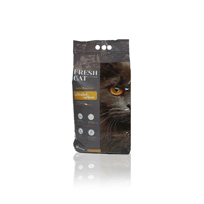 Nisip pentru pisici Gloria Premium Cărbune activ 10 kg 2 Unități