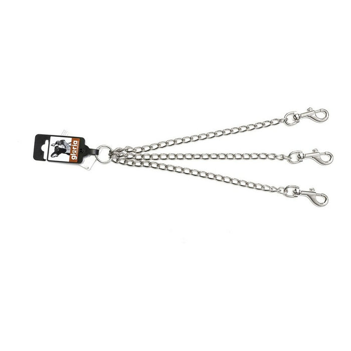 Cuplaj cu lesă pentru 3 câini Gloria (2mm x 25 cm)