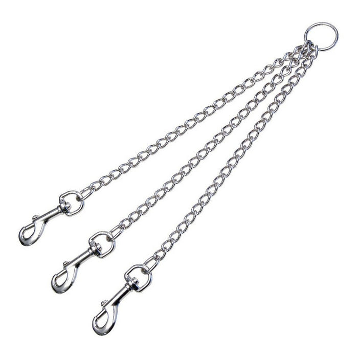 Cuplaj cu lesă pentru 3 câini Gloria (2mm x 25 cm)